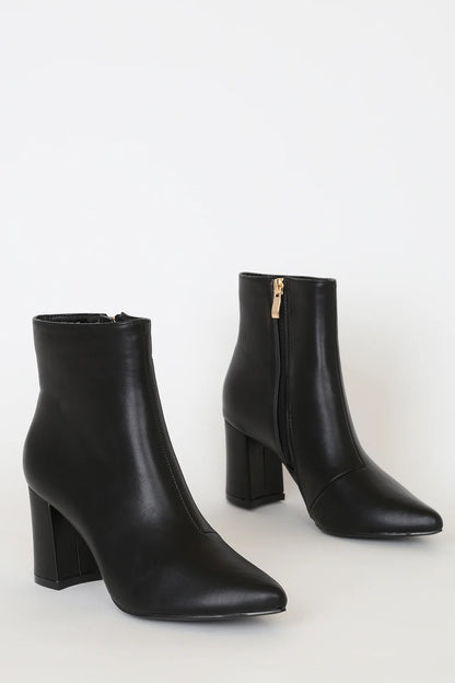 Sarai Pointed-Toe Ankle Booties