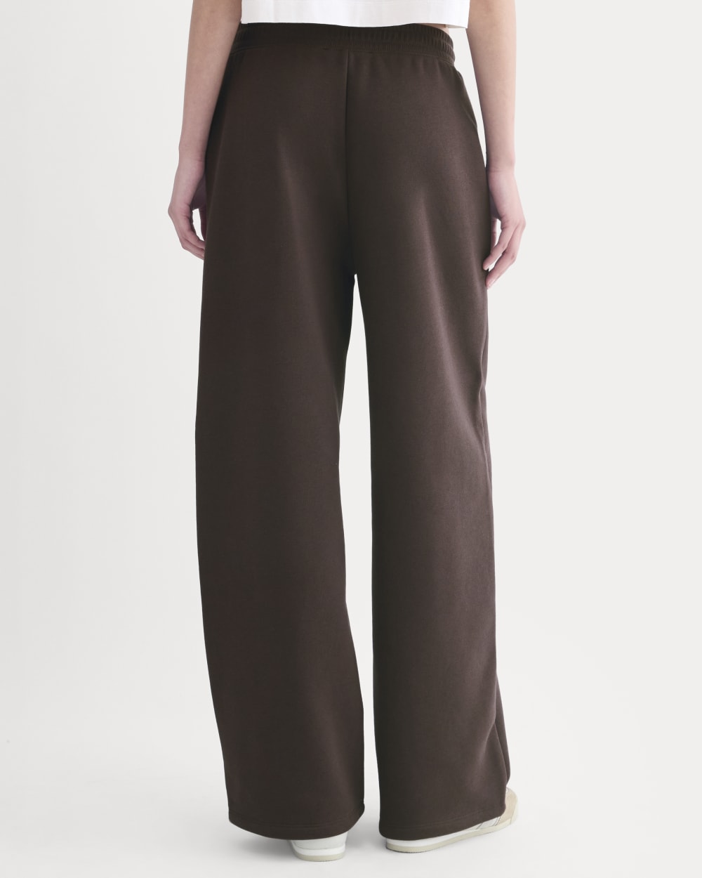Luxe Fleece Wide-Leg Sweatpant | Dark Chocolate