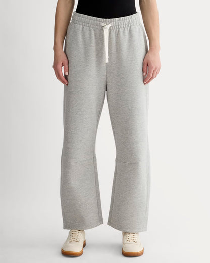 Luxe Fleece Barrel Sweatpant | Heathered Grey