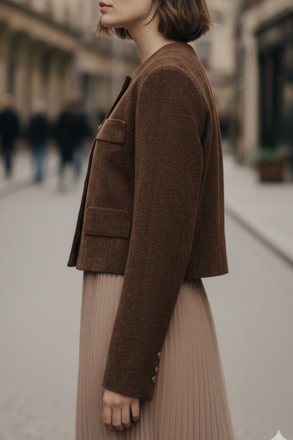 Velvet Bronze Blazer