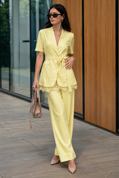 Citrine Hemp Linen Co-ord