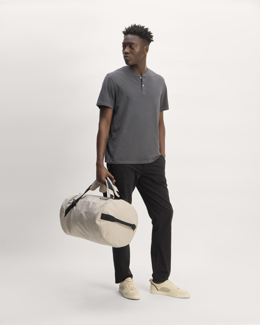 The Transit 4-Way Duffle | Warm Quartz