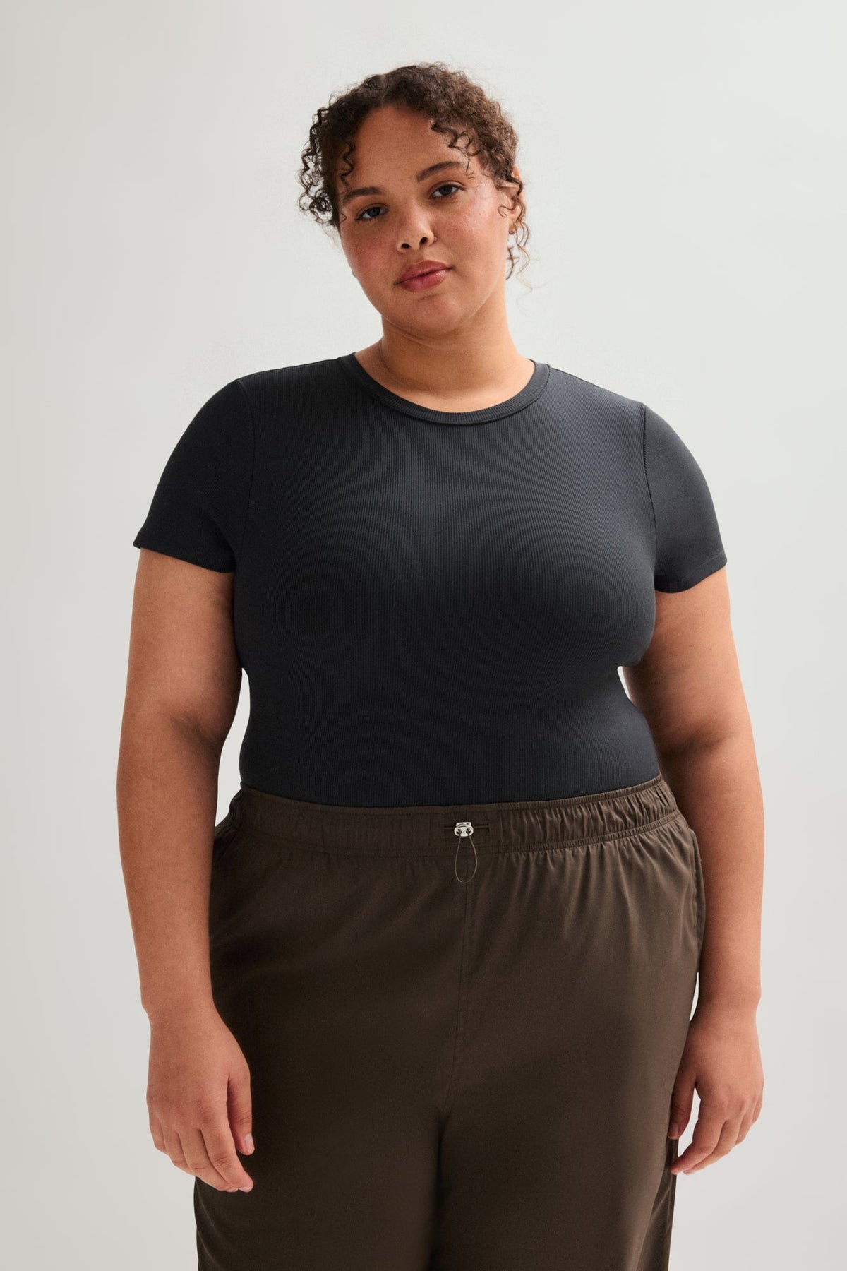 Black Katie Crew Bodysuit