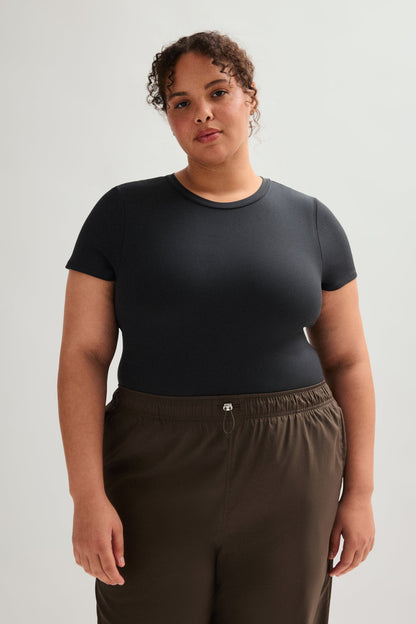 Black Katie Crew Bodysuit