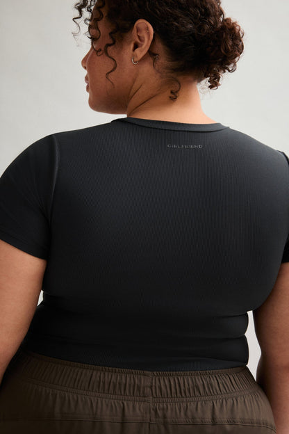 Black Katie Crew Bodysuit