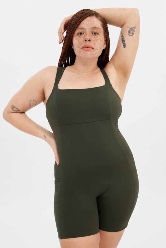 Terrace Tina Open Back Unitard