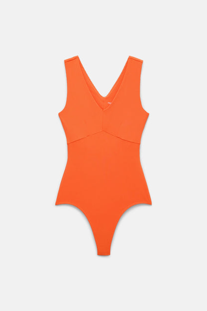 Crush Amelia V-Neck Bodysuit