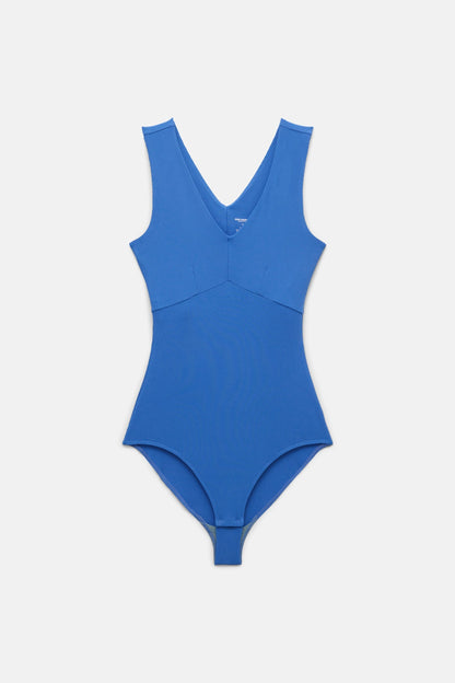 Cobalt Amelia V-Neck Bodysuit