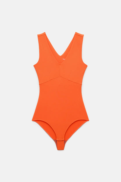 Crush Amelia V-Neck Bodysuit