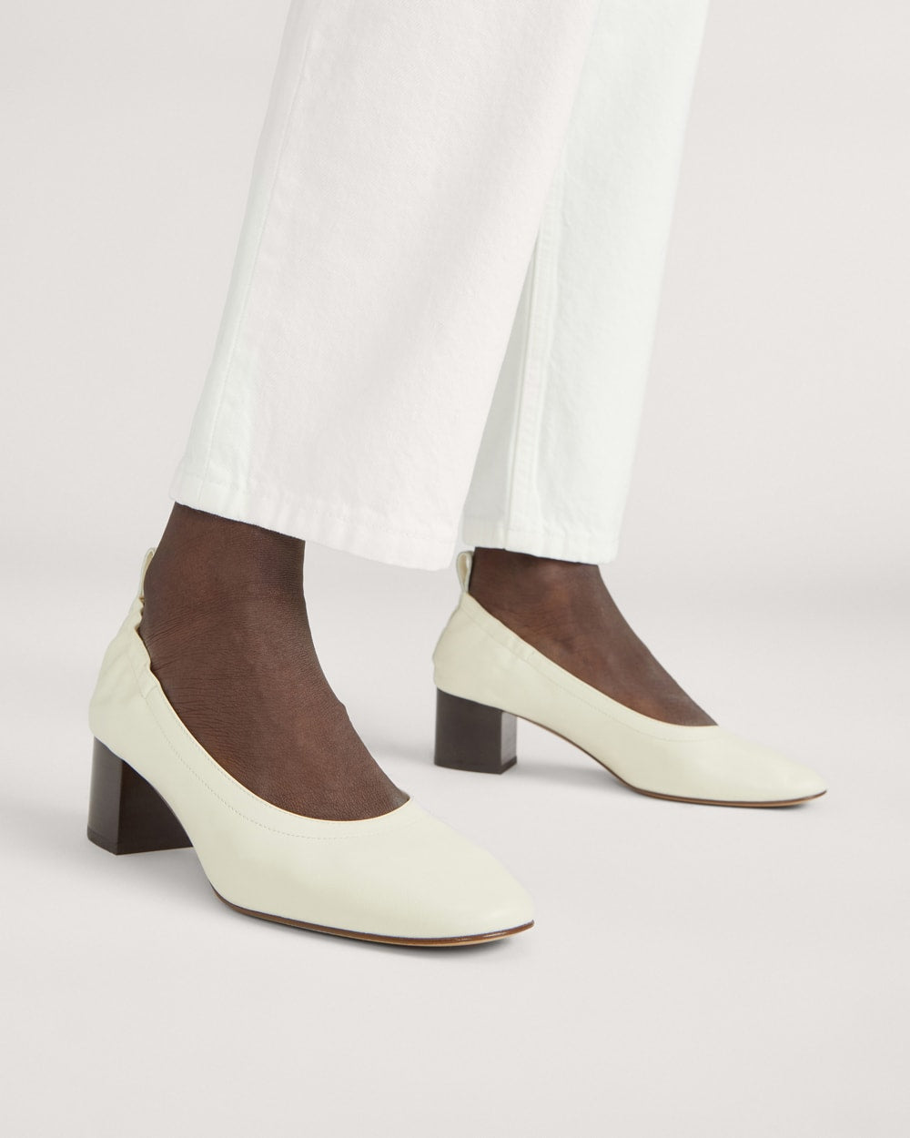 The Day Heel in Narrow Fit | Bone Stacked