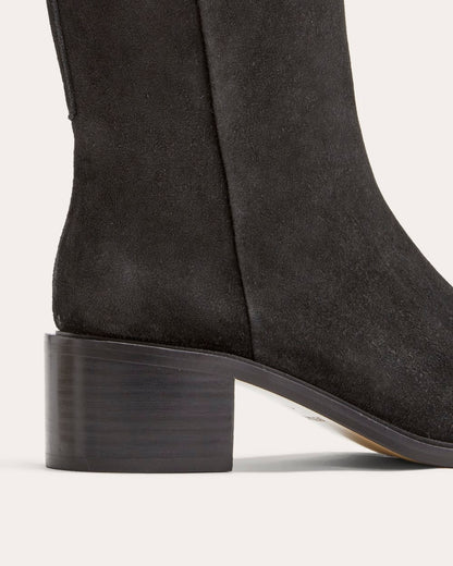The City Boot | Black Suede
