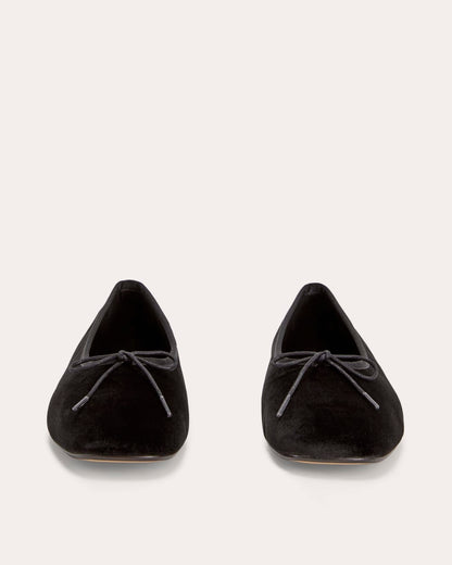 The Day Ballet Flat | Black Velvet