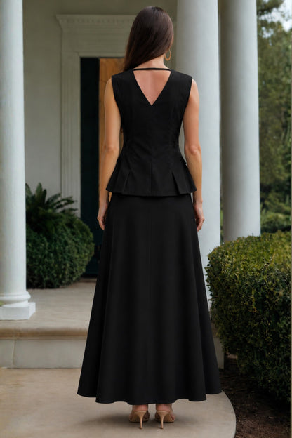 Oslo Noir Skirt Co-ord Set