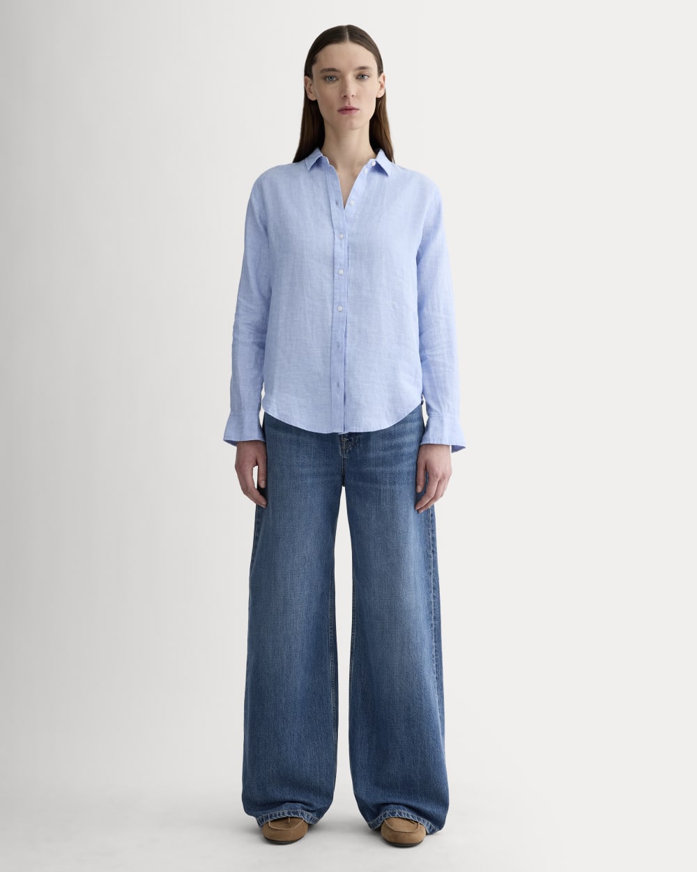 The Must-Have Shirt in Linen | Light Blue