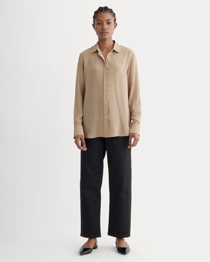The Must-Have Shirt in Washable Silk | Burnt Sugar
