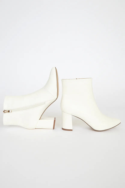 Sarai Pointed-Toe Ankle Booties