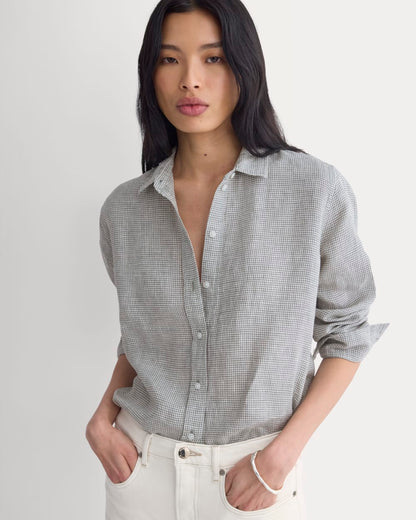 The Must-Have Shirt in Linen | Agave Green