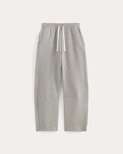 Luxe Fleece Barrel Sweatpant | Heathered Grey