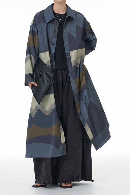 Olive Oasis Trench Coat