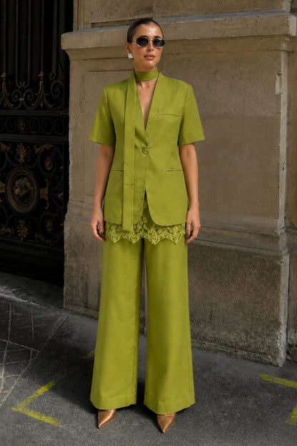 Matcha Hemp Linen Co-ord