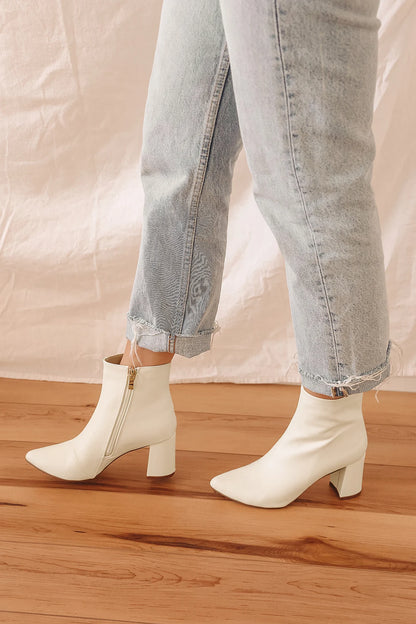 Sarai Pointed-Toe Ankle Booties