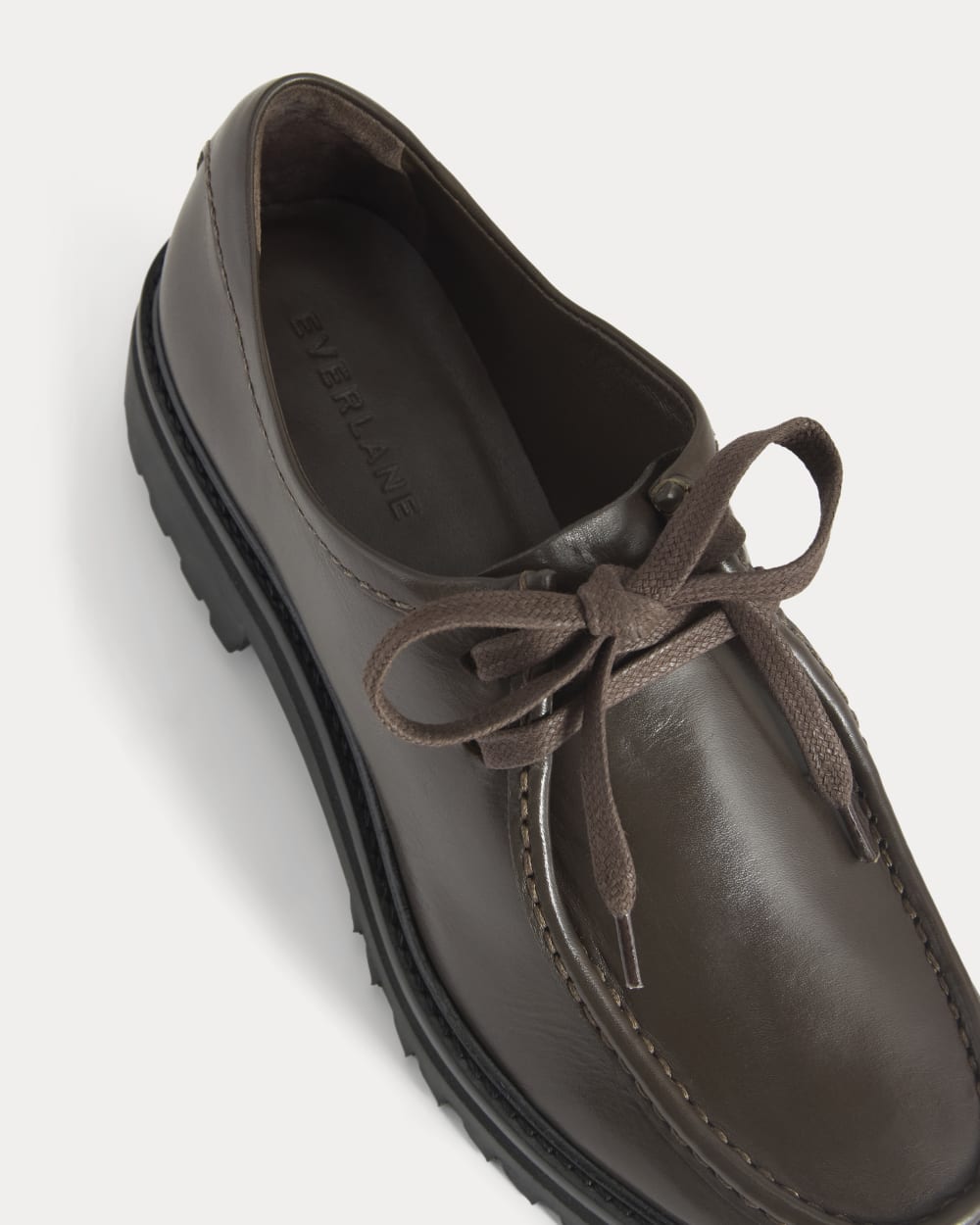 Leather Lug Chukka | Deep Brown