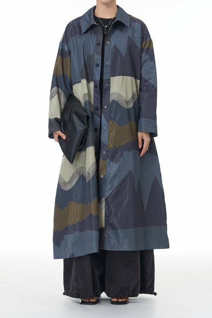 Olive Oasis Trench Coat