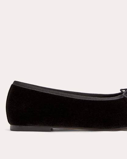 The Day Ballet Flat | Black Velvet