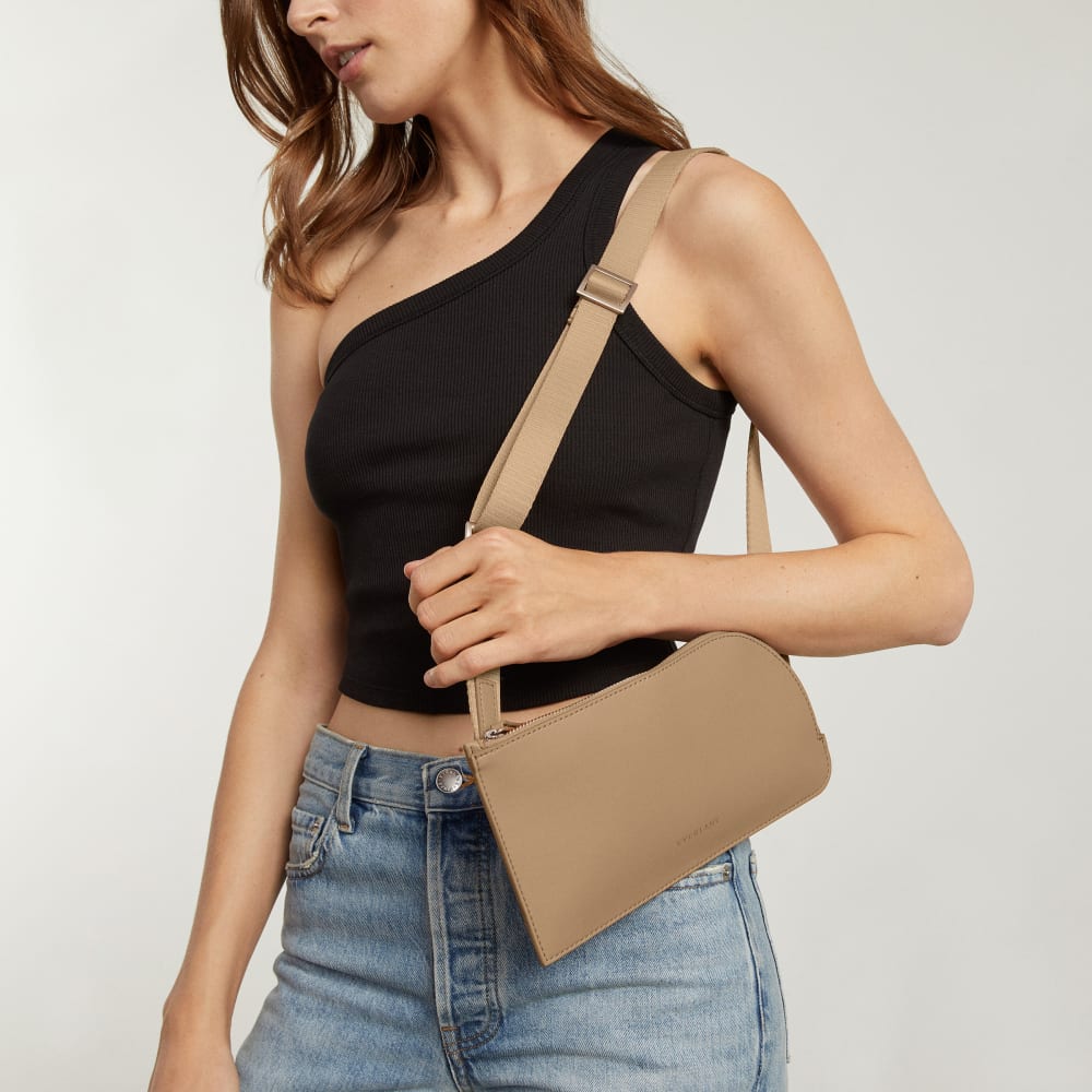 The Cactus Leather Sling Bag | Cashew