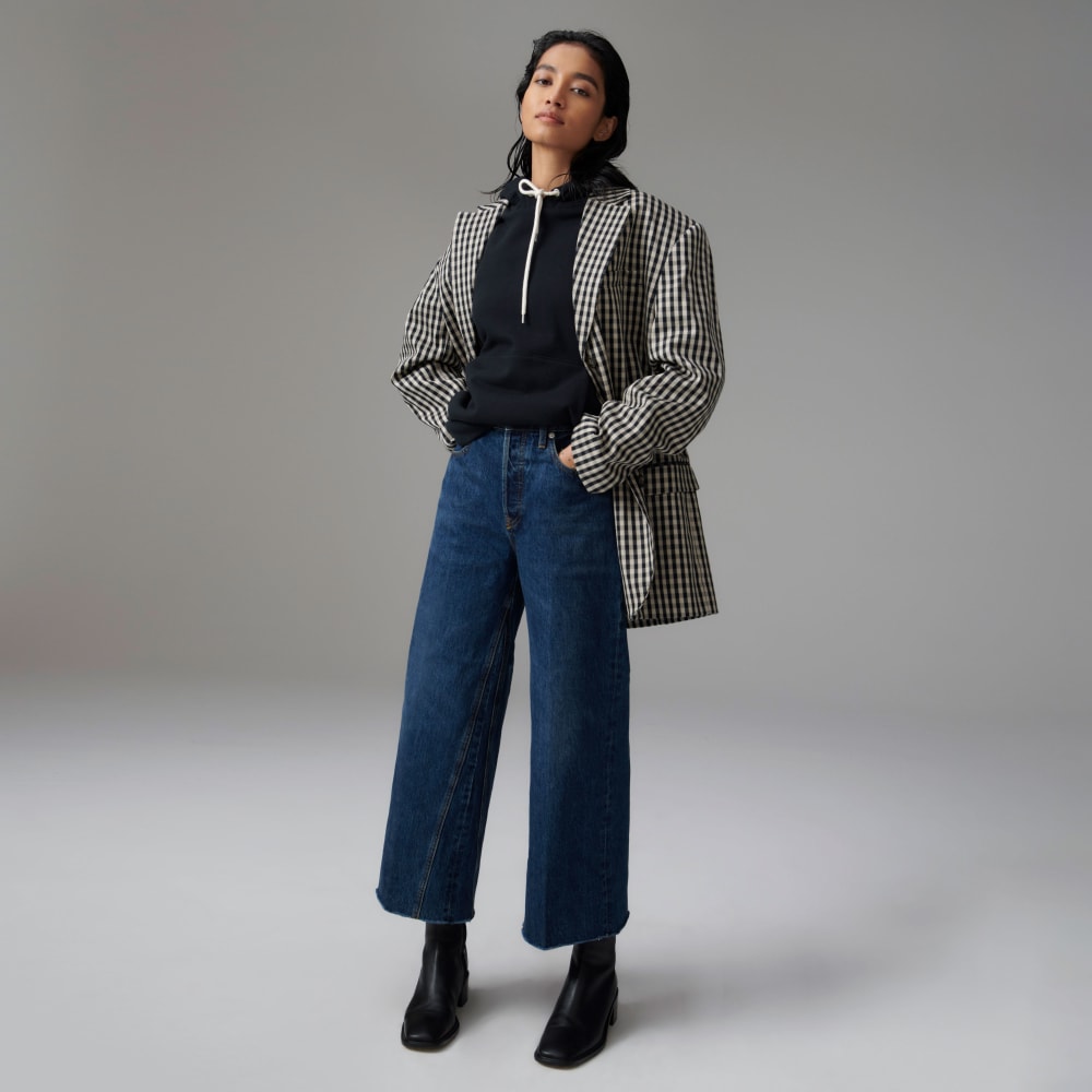 The Way-Wide Crop Jean | Iznik Ink