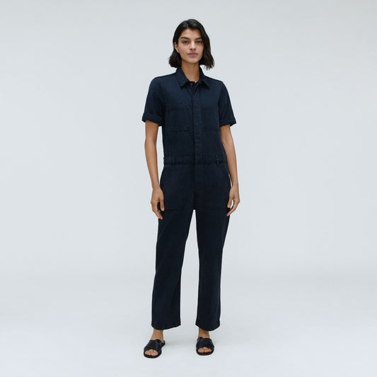 The Supersoft Jean Coverall | Ink Wash