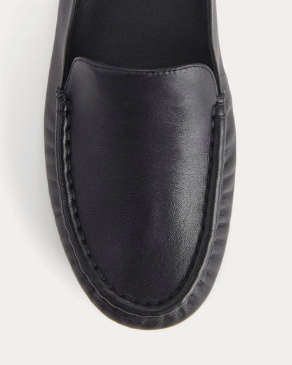 Leather Day Driver Loafer | Black