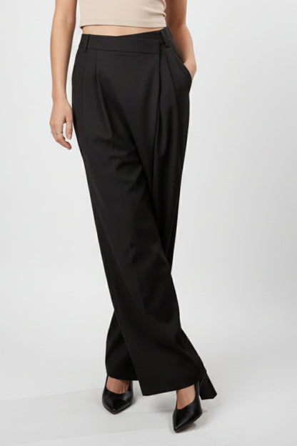 Galactic Black Asymmetrical Pants