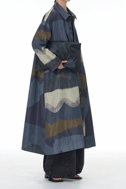 Olive Oasis Trench Coat