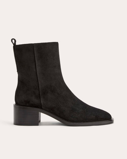 The City Boot | Black Suede