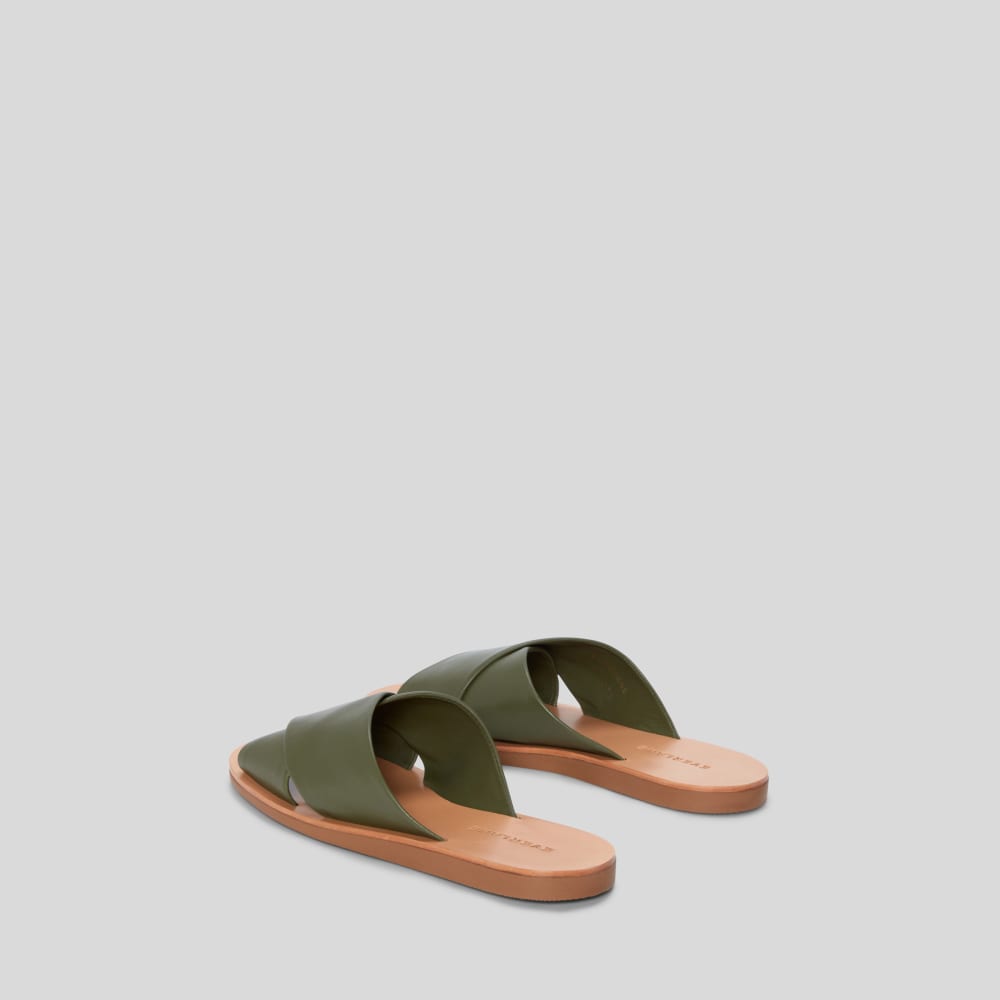 The Day Crossover Sandal | Olive