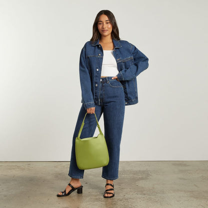 The Cactus Leather Hobo | Pepper