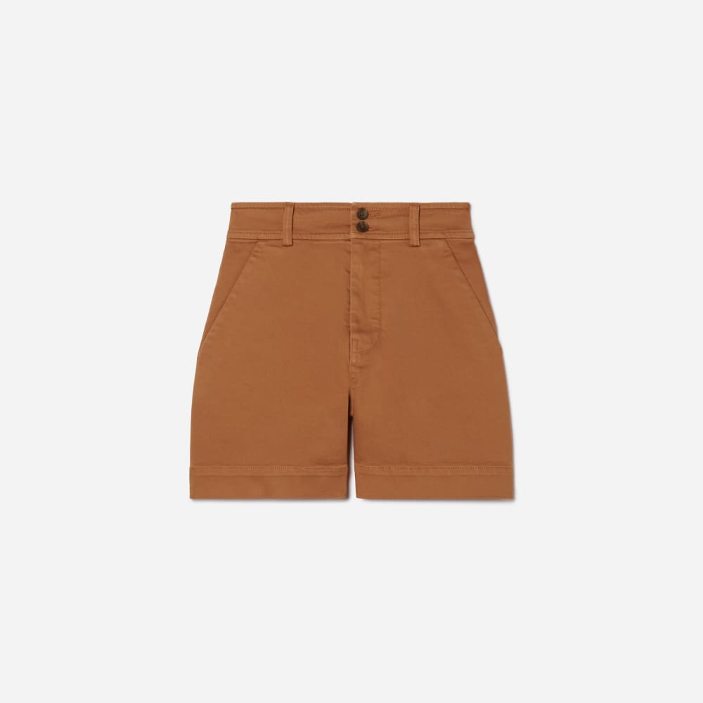The Way-High® Twill Short | Adobe Brown
