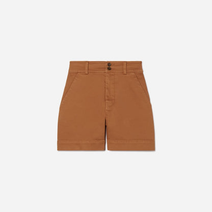 The Way-High® Twill Short | Adobe Brown