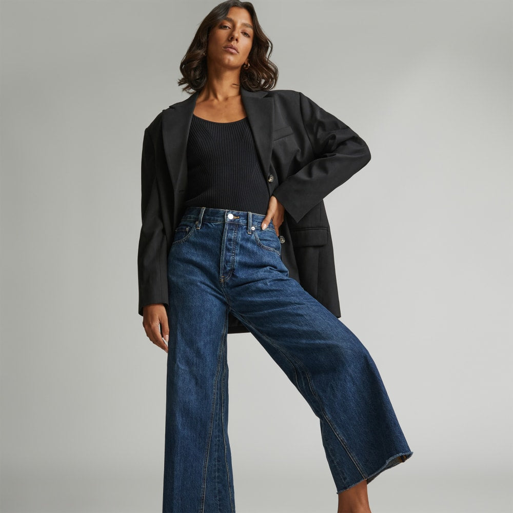 The Way-Wide Crop Jean | Iznik Ink
