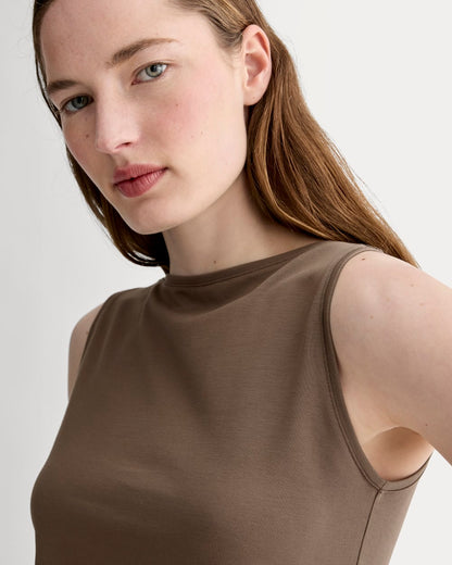 The Form Boatneck Tank | Deep Taupe