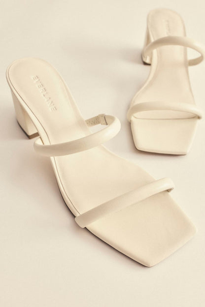 The Double Strap Heel | Canvas