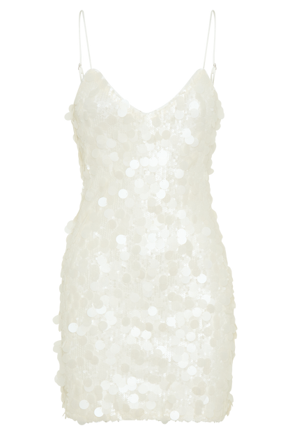 Romilly Sequin Mini Dress - Ivory