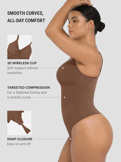 Shapewear Tummy Control Seamless Bodysuit