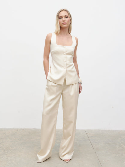 Breya Tailored Trousers - Oyster