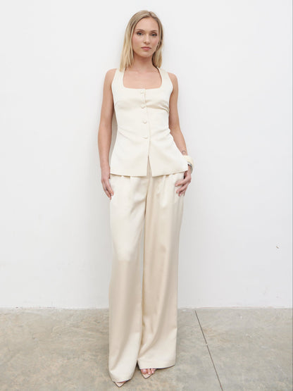 Breya Tailored Trousers - Oyster