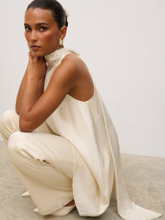 Breya Tailored Trousers - Oyster