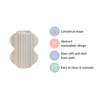Mod Ceramic Vase With Ears