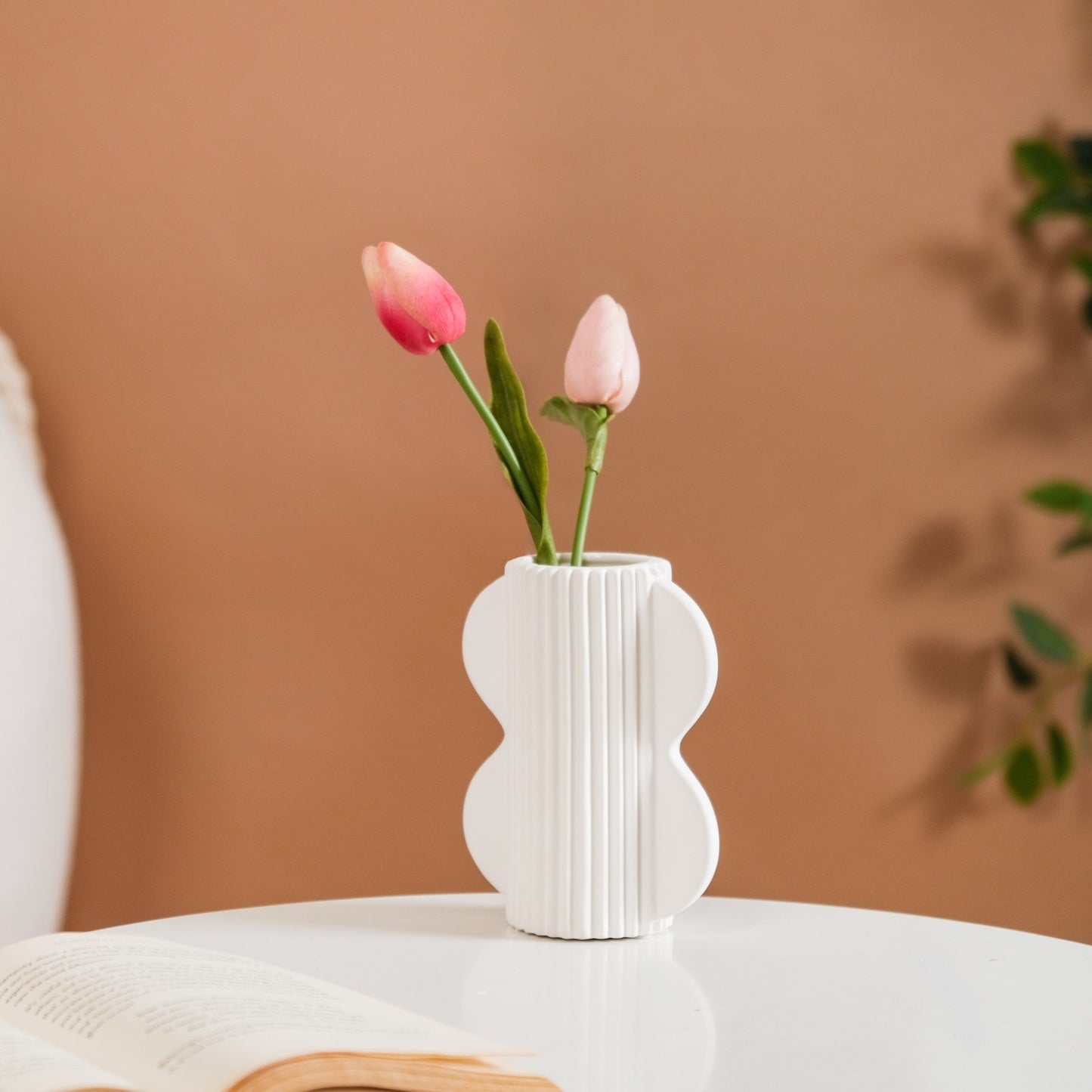 Mod Ceramic Vase With Ears