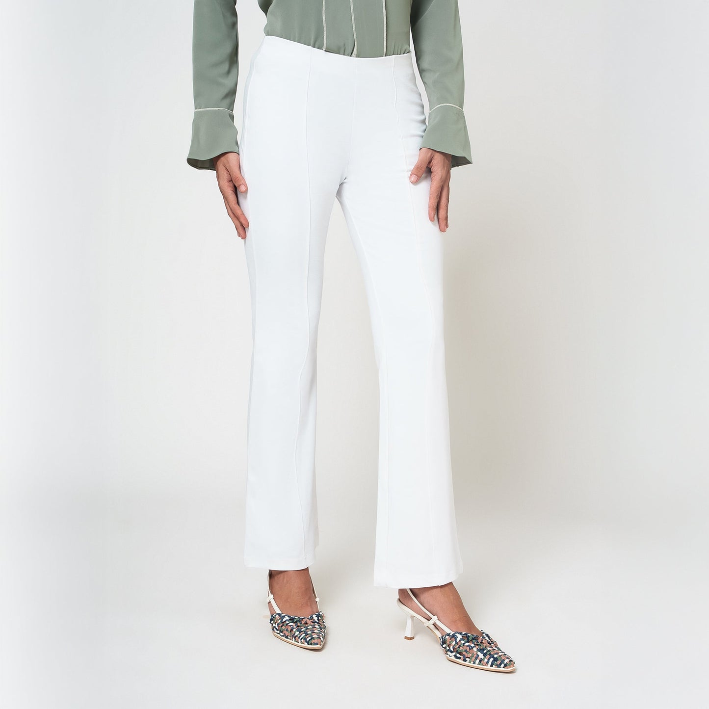 White Lycra Pant
